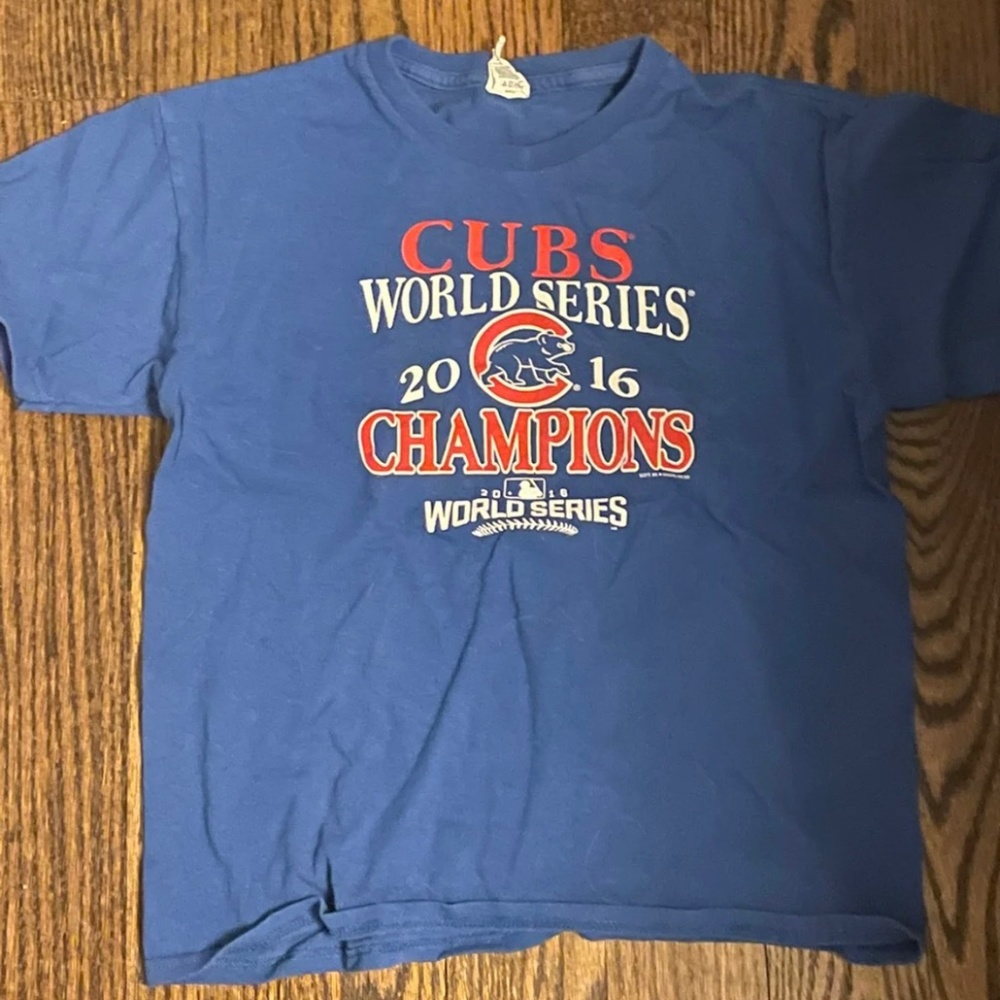 Cubs world series shirt